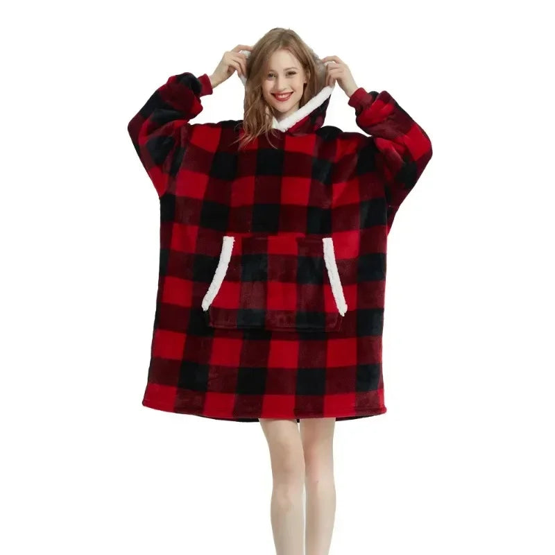 Sweat Plaid Polaire Ultra-Doux